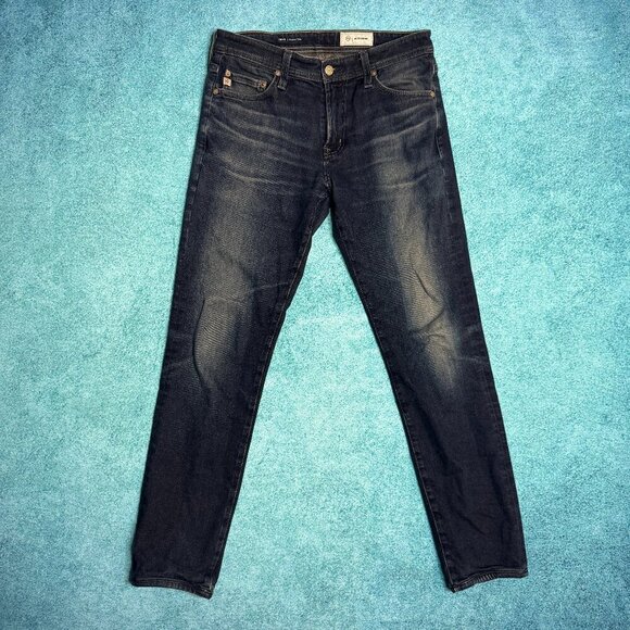 AG Adriano Goldschmied Men's Jeans Size 38 Blue Straight Fit Casual Fits 36x24 - Picture 1 of 14